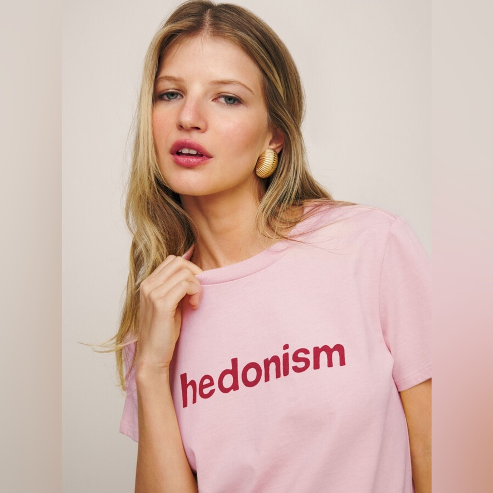 Reformation x Camille Rowe Hedonism T Shirt